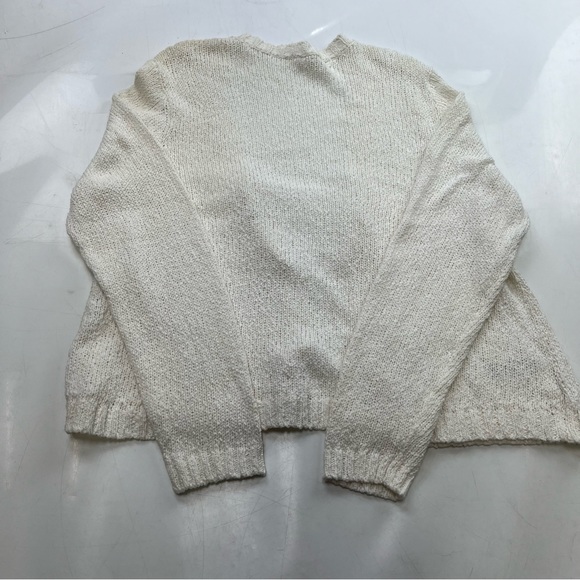 Eileen fisher women’s  white button down cotton cardigan L L42-25 - Picture 3 of 6